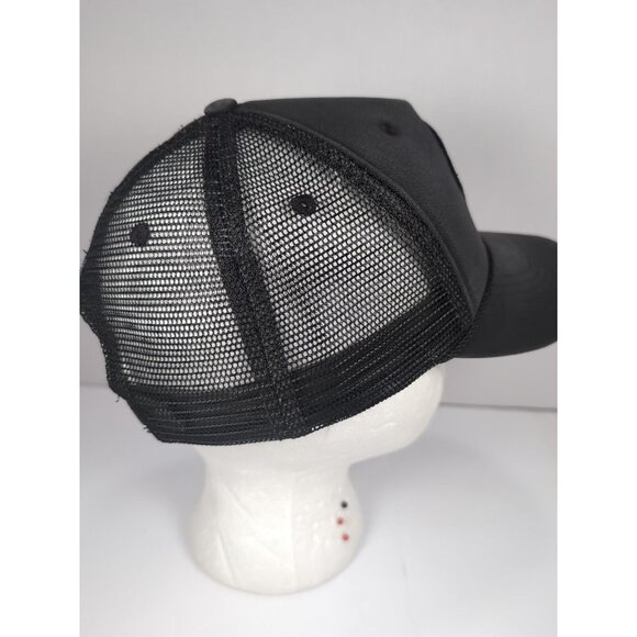 Element Mesh Snap Back Trucker Hat One Size Dark Gray Herringbone Pattern Patch - Picture 8 of 14